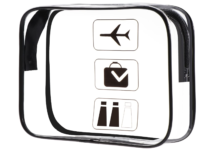 Trousse de Toilette Transparente Oderra : Accessoire de Voyage Pratique et Fonctionnel Trousse de toilette de voyage transparente