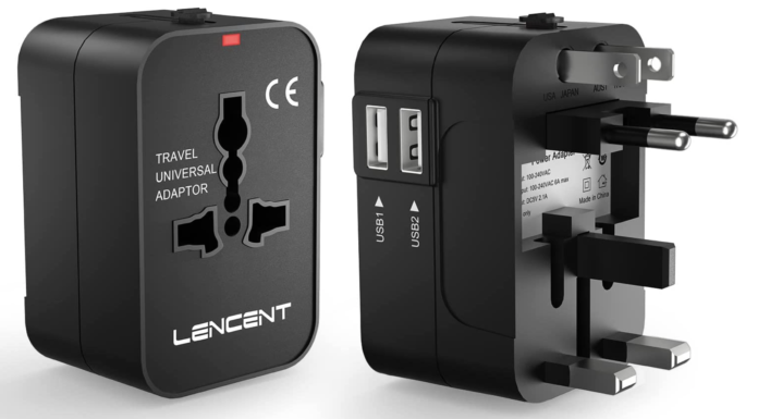 Voyagez sereinement avec l’adaptateur universel LENCENT